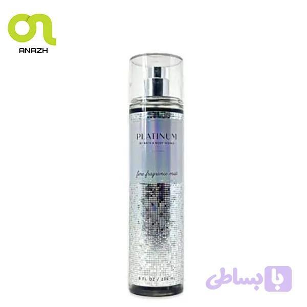 بادی اسپلش بث اند بادی وورکس مدل پلاتینیوم Bath and Body Works رایحه platinum حجم 236 میل