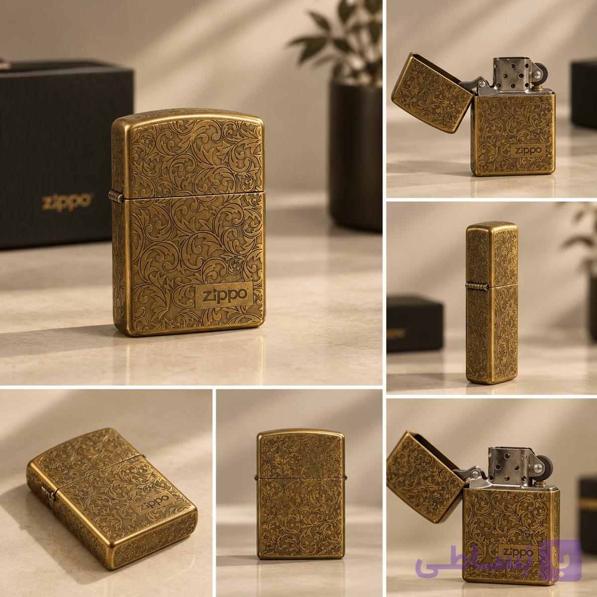 فندک زیپو Zippo بنزینی (مدل B23) کد (1012) — تصویر 1