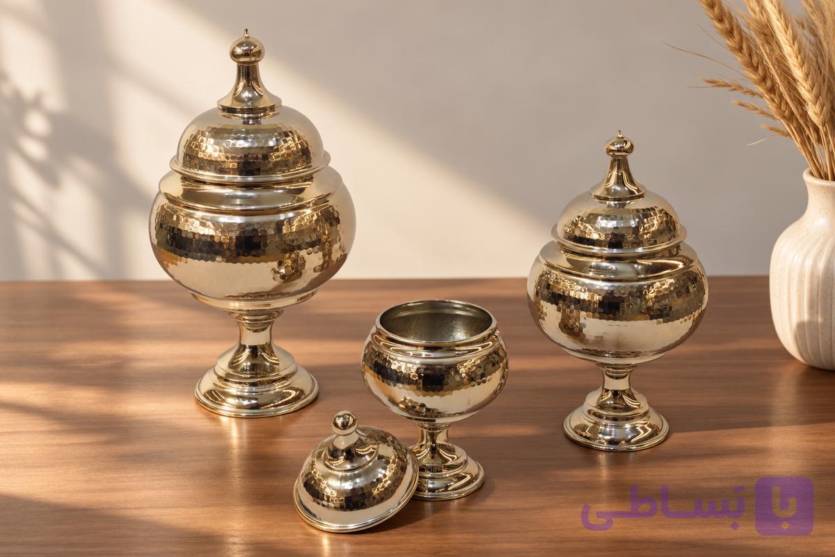 ست پذیرایی مسی چکشی