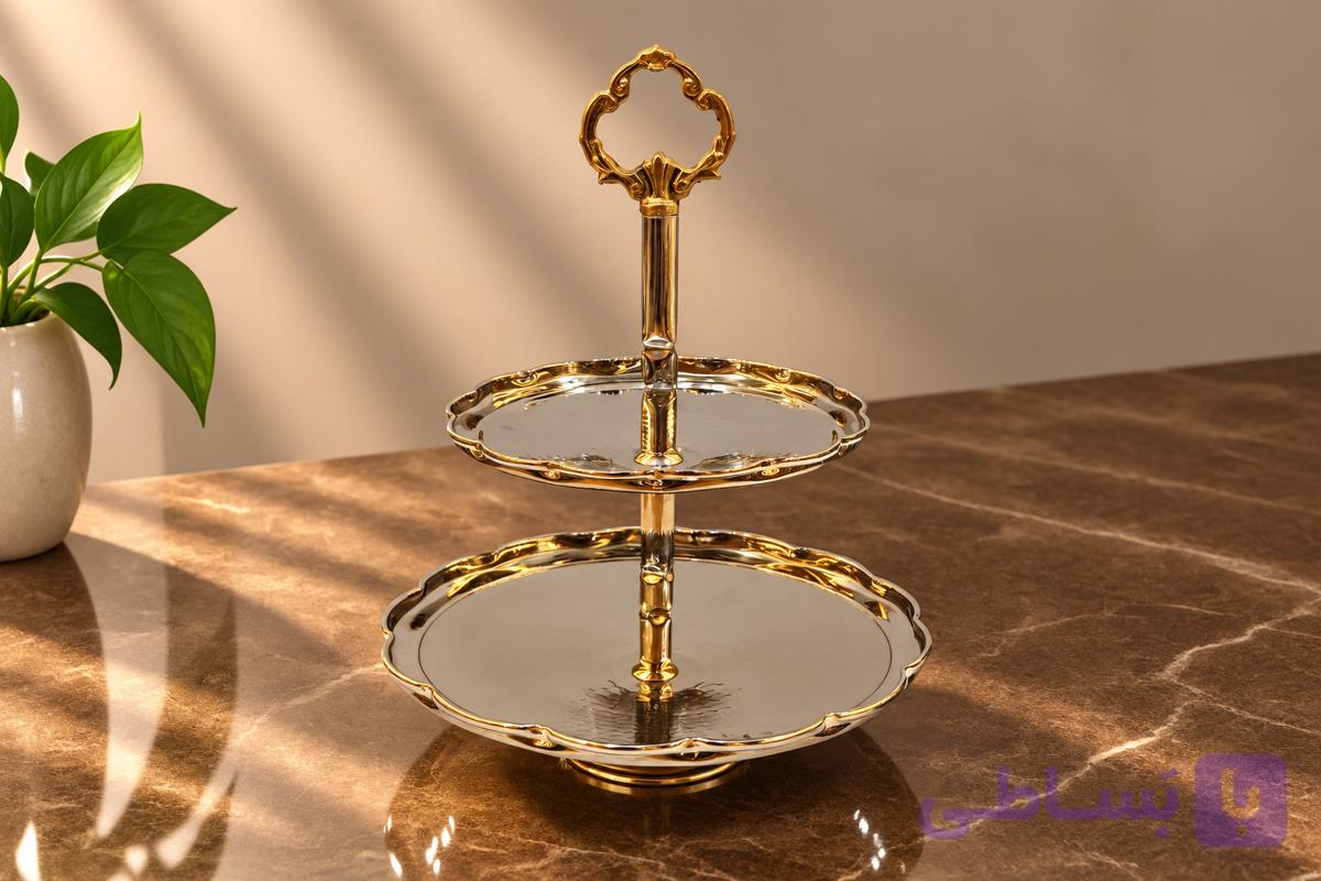 شیرینی خوری دوطبقه سفید