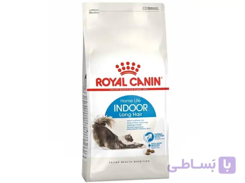 غذای خشک گربه رویال کنین ایندور لانگ هیر مدل Indoor Long Hair با وزن 2 کیلوگرم