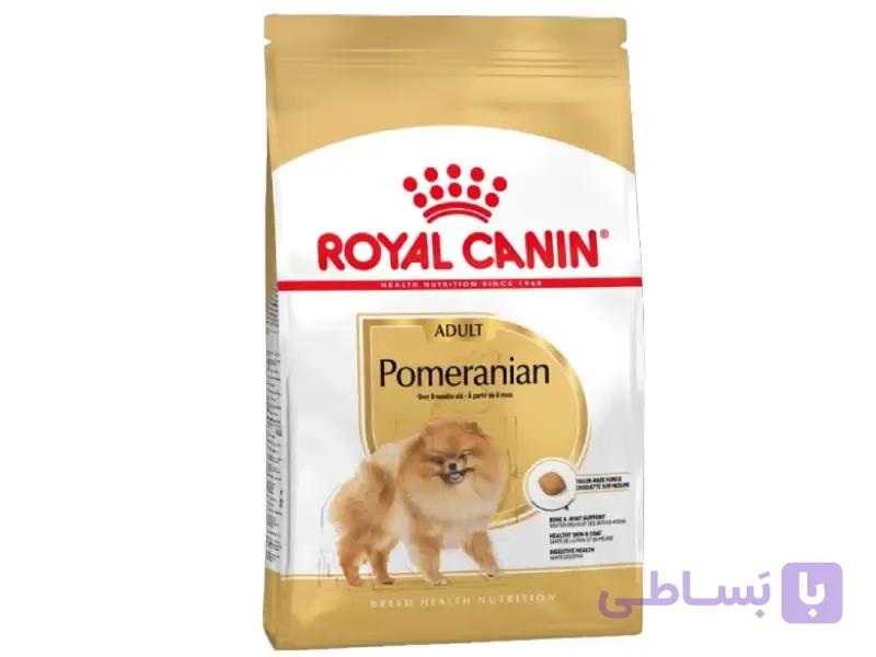 غذای خشک سگ بالغ رویال کنین مدل Pomeranian با وزن ۳ کیلوگرم