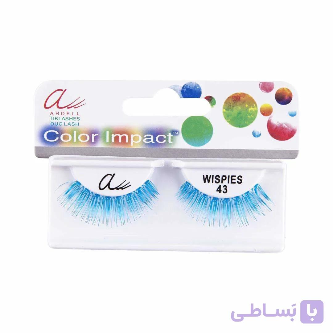 مژه رنگی نخ نامرئی آبی۴۳