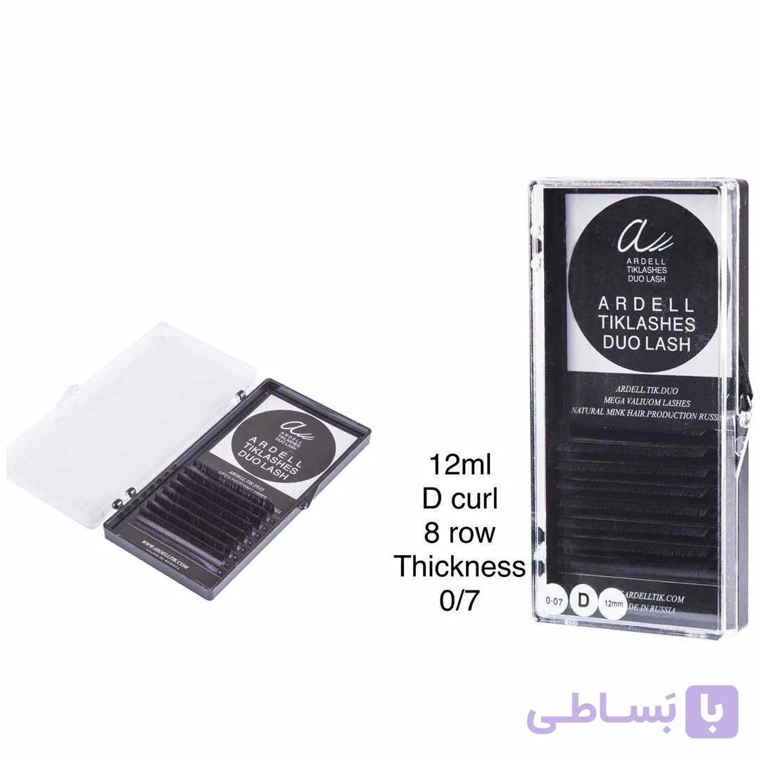 مژه والیوم آردل۱۲میل فرDلاین ۸تایی ضخامت ۰٫۷ — تصویر 1