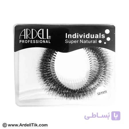 مژه ریسه ای ۵ریسه ای آردل سایز ۱۲ میل -ARDELLمو۱۰۰% نچرال طبیعی — تصویر 1