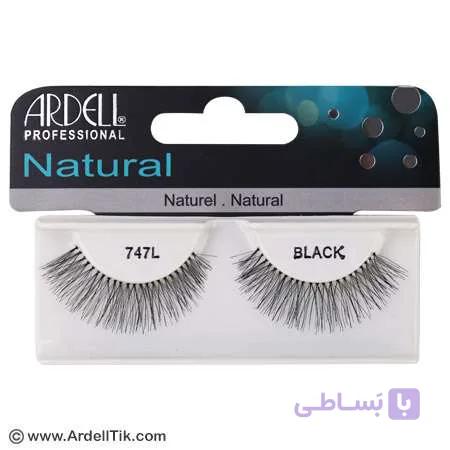 مژه آردل -جفتی- نخ نامریی -با الیاف طبیعی -شماره ARDELL-747L