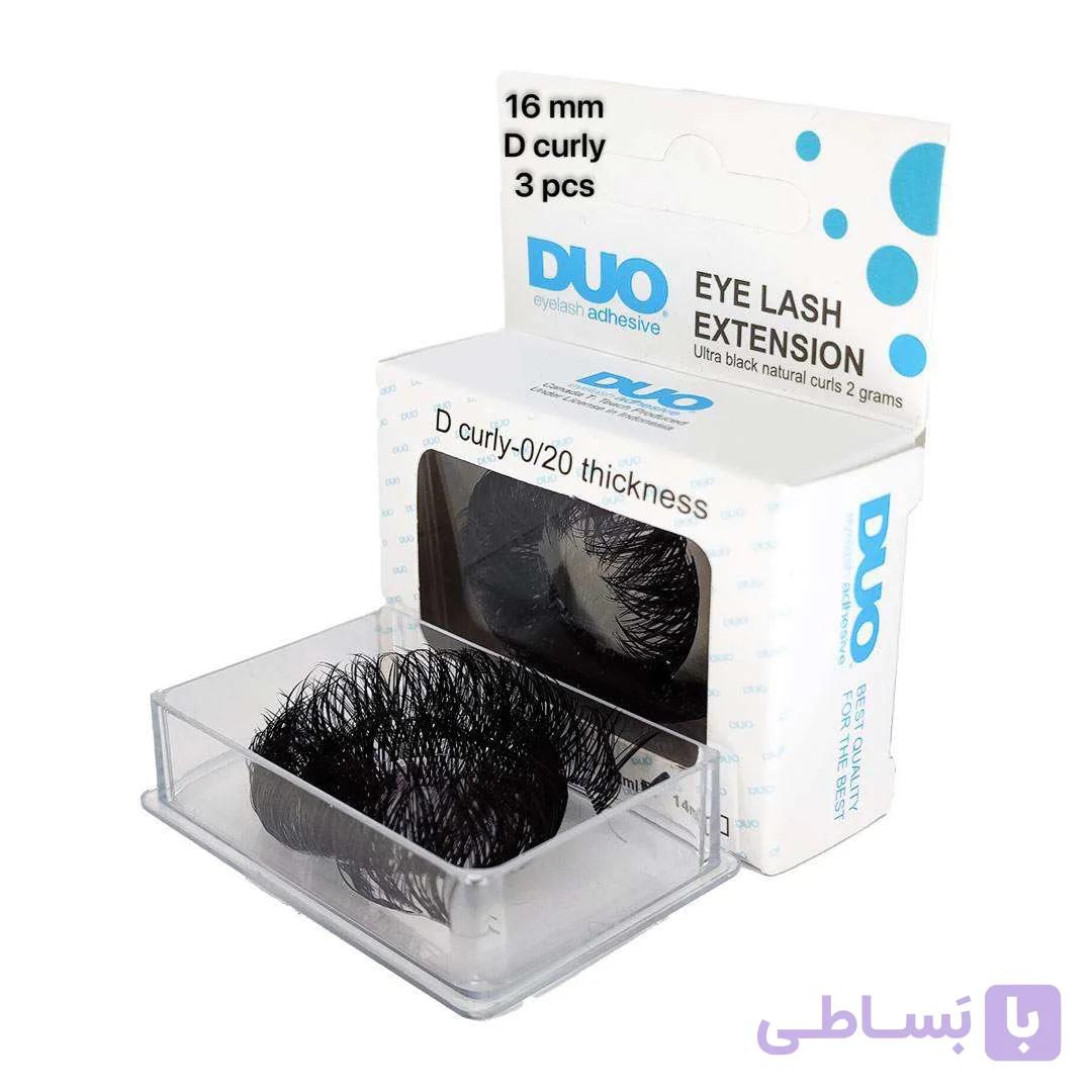 مژه فیشر DUO سایز 10 تا 16 میلی متر بسته 5 ریسه ای فرCc — تصویر 1