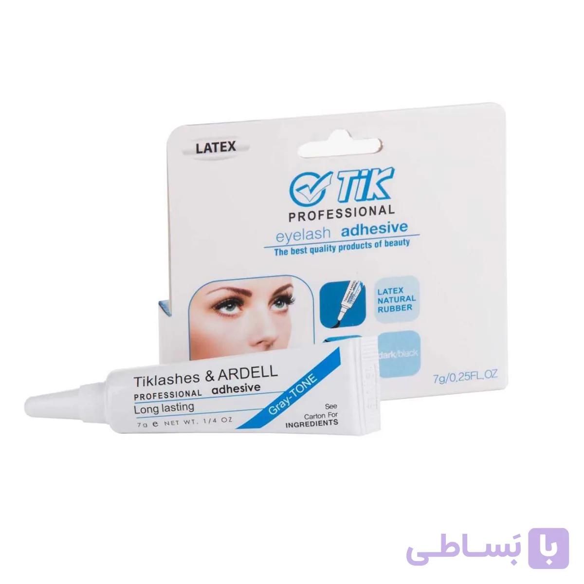 چسب مژه گیاهی لاتکس تیوپی برند تیک20روزه 3میل