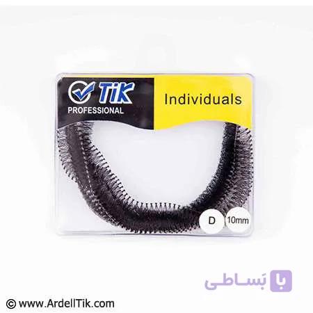 مژه ریسه ای ۵۰ریسه ای فله- ۱۰ میل – مدل فر D -تیکTIK