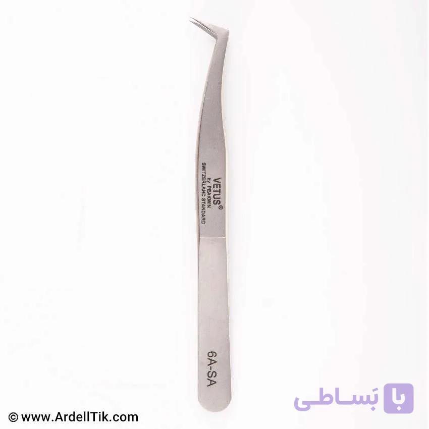 پنس۹۰درجه کاشت و اکستنشن مژه تمام استیلVETUS