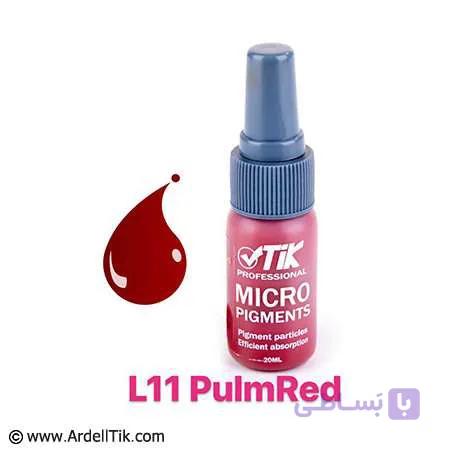 رنگ تاتو تیک – پایه آب – PulmRed L11
