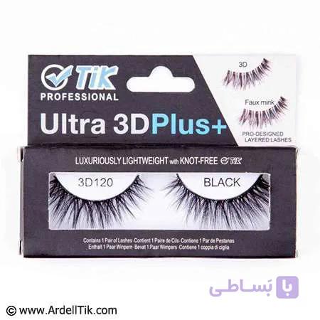 مژه ۳D سه بعدی تیک مو طبیعی Tik 3D Ultra Plus – دوبل ۱۲۰