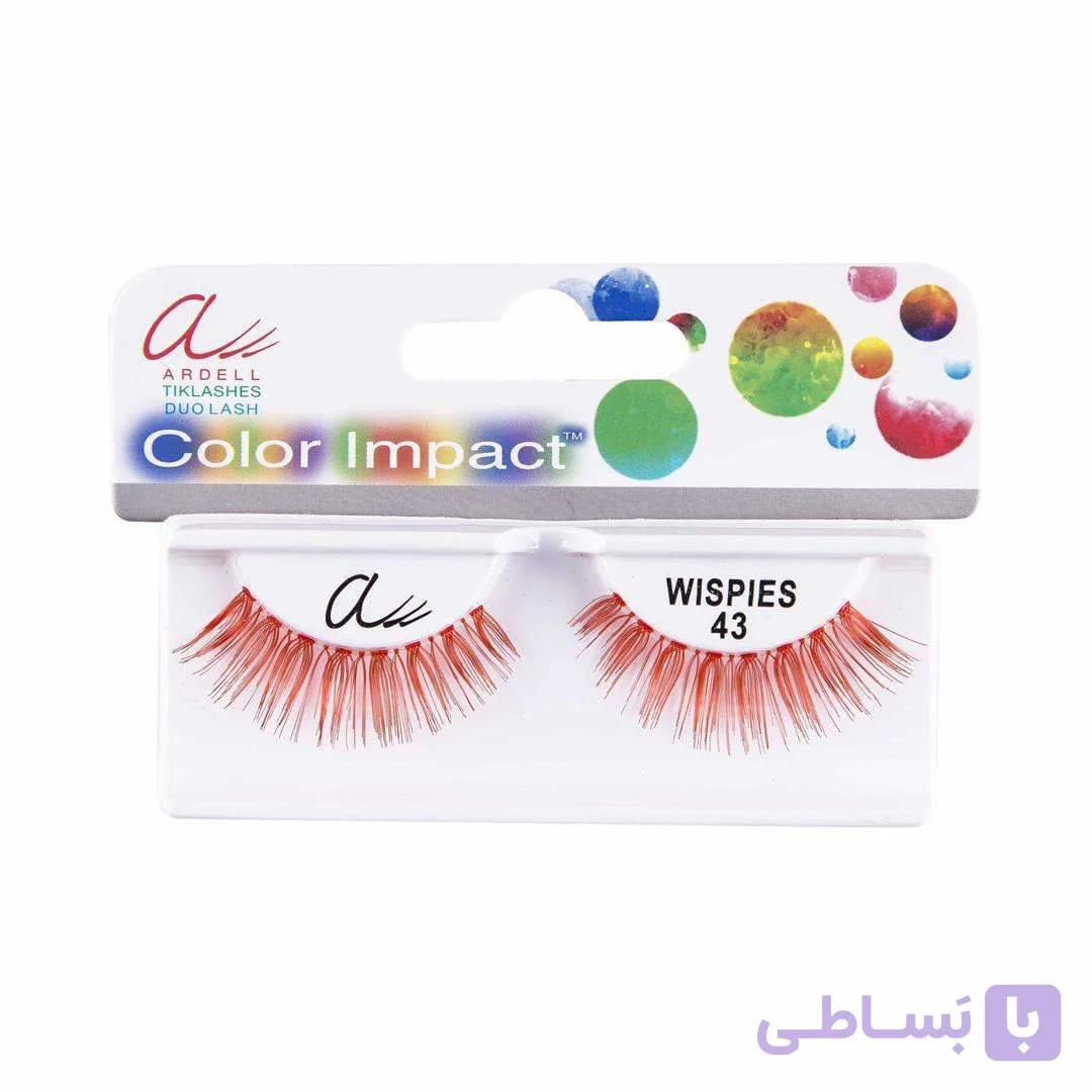 مژه رنگی نخ نامرئی قرمز۴۳