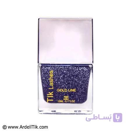 لاک ناخن تیک – ۲۰۸۹-Black-Excel اکلیلی نقره ای