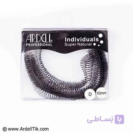 مژه ریسه ای ۱۰ریسه ای ۱۰ میل – مدل فرDآردلARDELLمو طبیعی ۱۰۰% — تصویر 1
