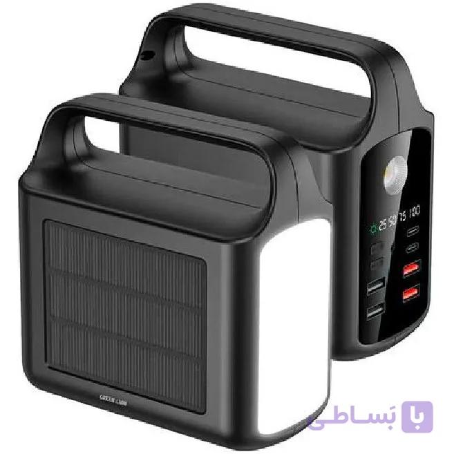 پاوربانک خورشیدی 80000 میلی‌آمپر گرین لاین مدل Solar Xtreme GNSOLXPB80BK