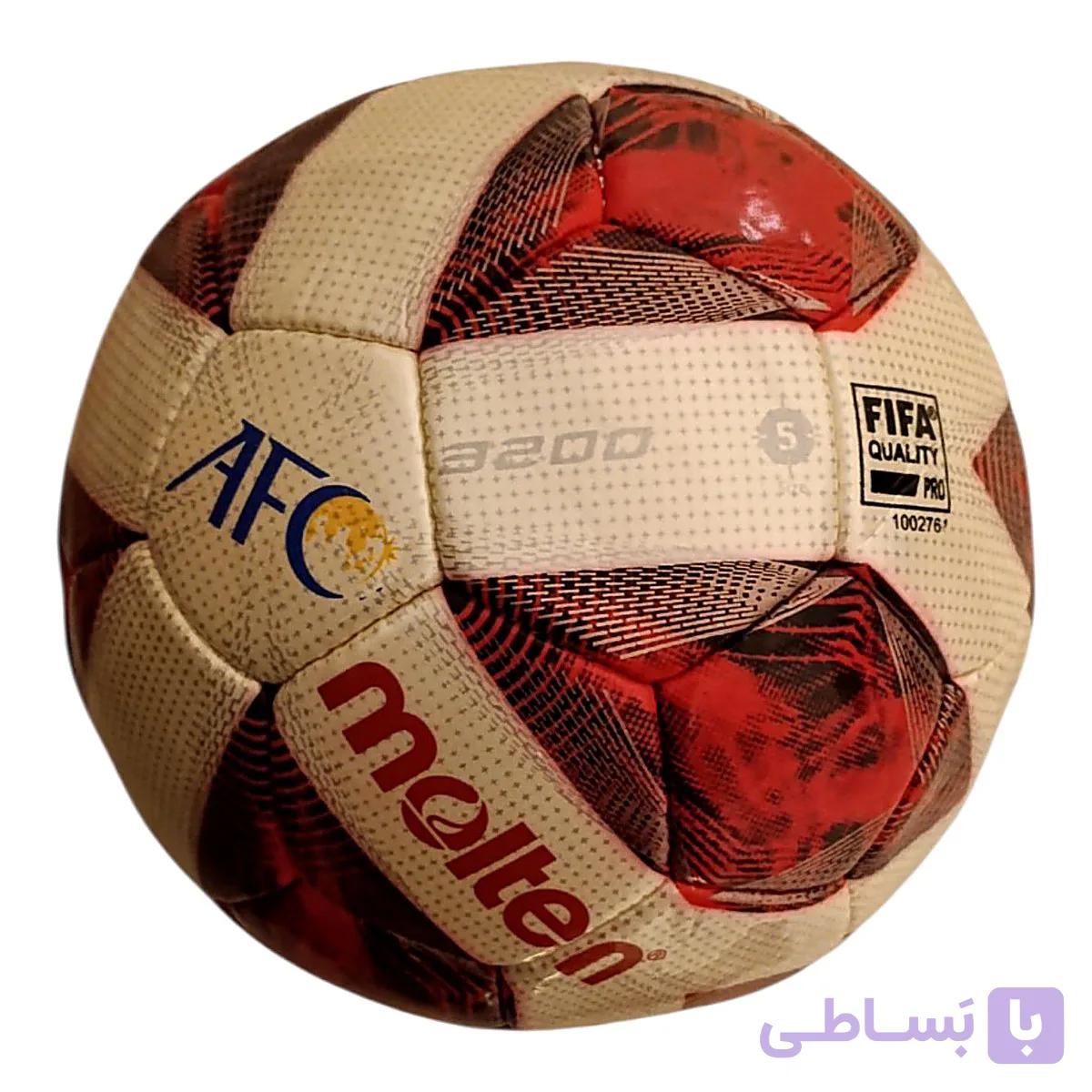 توپ فوتبال مولتن AFC مدل F5A3200-WR سایز ۵ | تأیید FIFA Quality Pro — تصویر 1