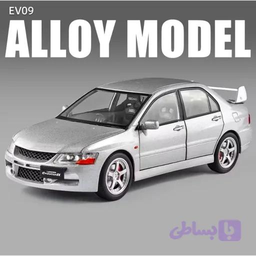 ماکت ماشین فلزی میتسوبیشی لنسر EVO IX 9 مقیاس 1.24 — تصویر 1