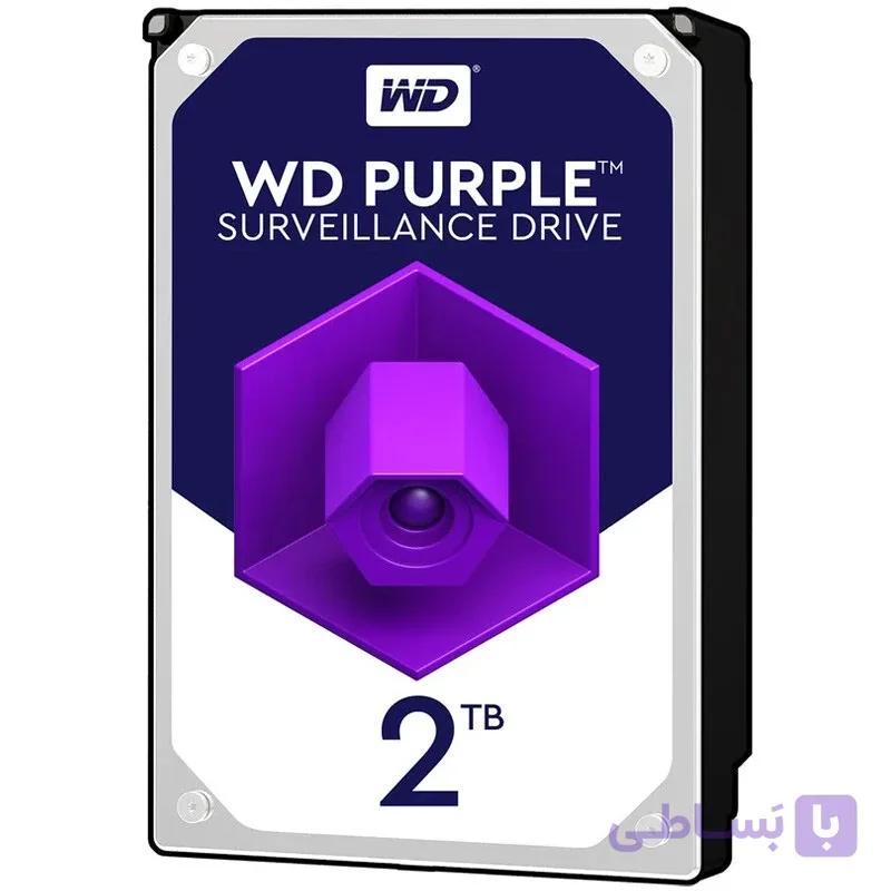 هارد اینترنال وسترن دیجیتال Western Digital Purple 2TB WD20PURZ گارانتی شرکتی — تصویر 1