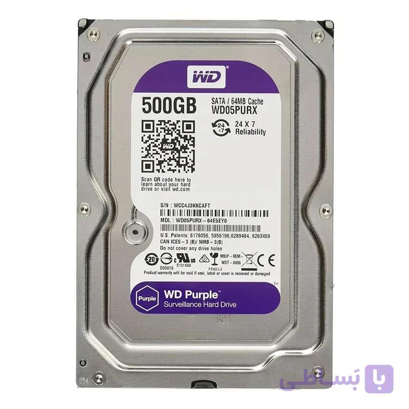 هارد اینترنال وسترن دیجیتال Western Digital Purple WD05PURX 500GB