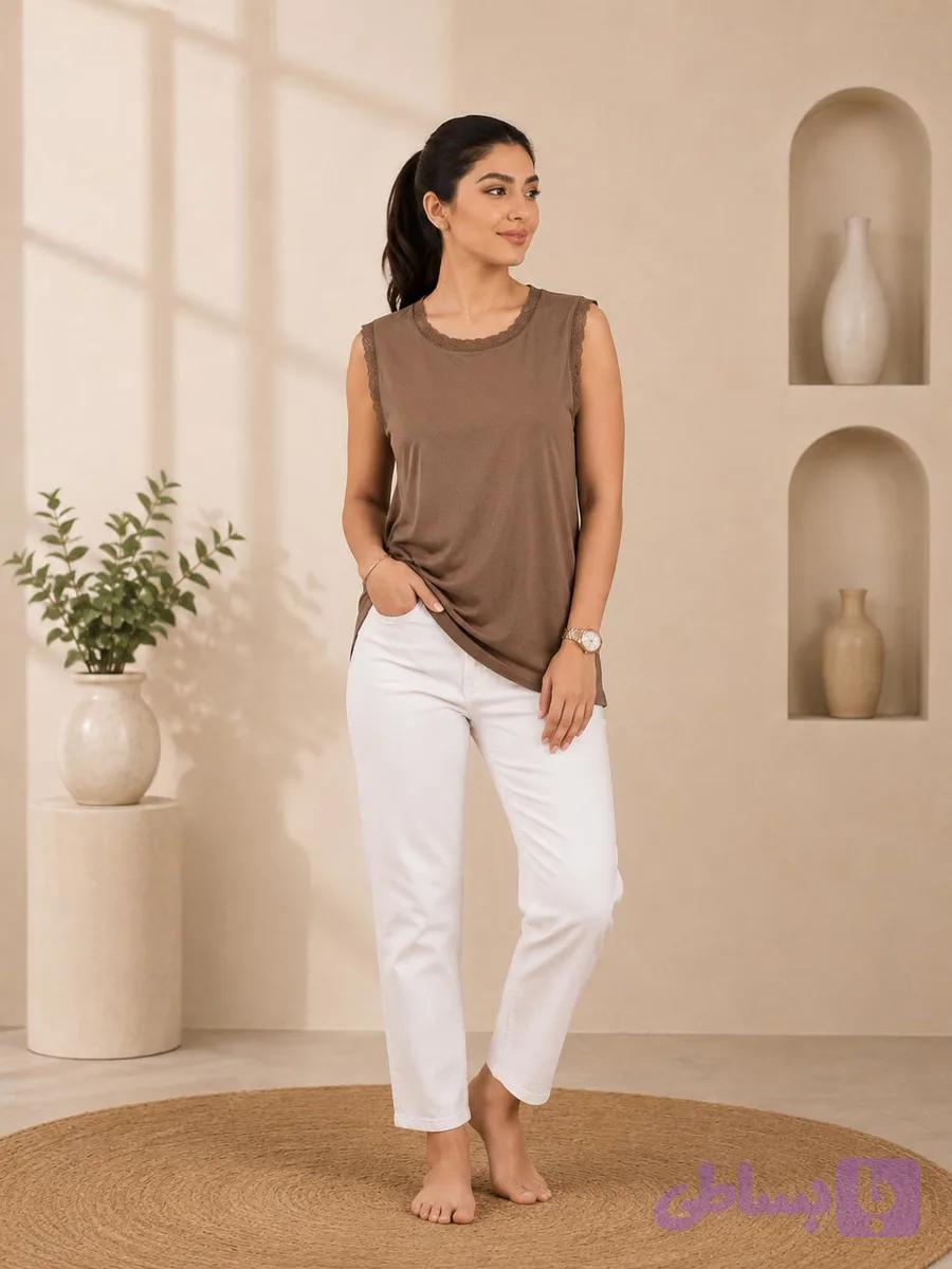 تاپ زنانه نخ پنبه کد 145