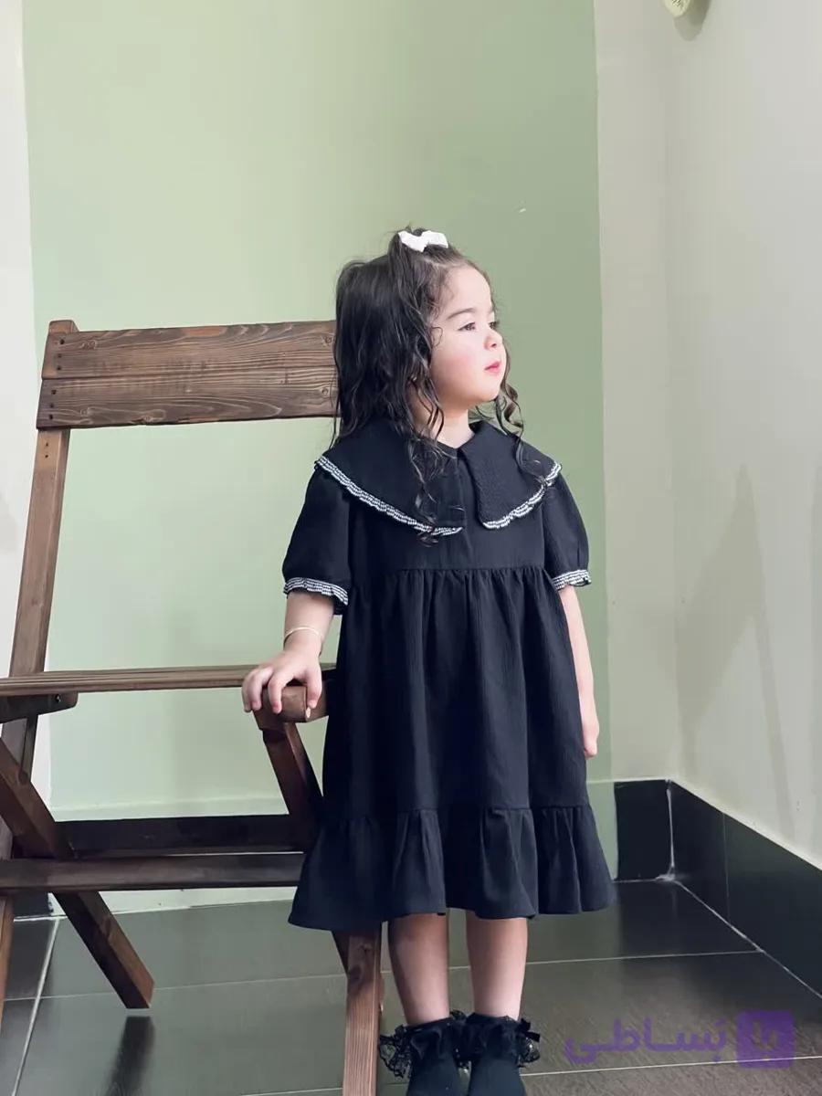 پیراهن پفکی مشکی دخترانه 🥿👗💎