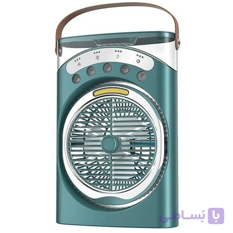 پنکه شارژی مه پاش LED دار رومیزی | 3600 میلی آمپر ساعت — تصویر 1