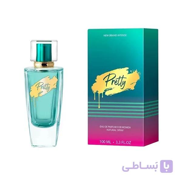 ادکلن زنانه نیو برند Pretty حجم 100 میل  – رایحه‌ای شیرین و جذاب، ماندگاری طولانی، مناسب استفاده روزانه و مهمانی‌ها — تصویر 1