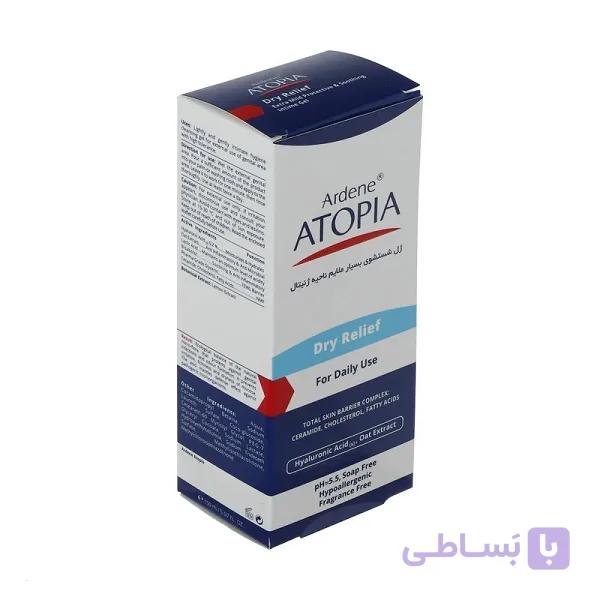 ژل شستشوی بانوان آردن آتوپیا Dry Relief حجم ۱۵۰ میل | پوست خشک و حساس — تصویر 1