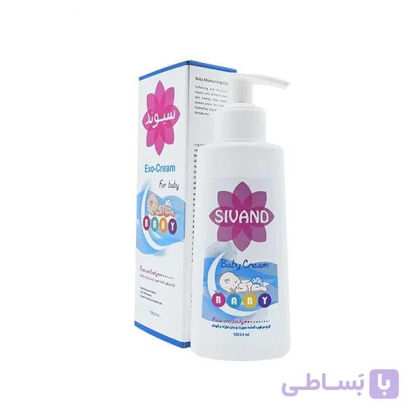 کرم مرطوب کننده کودک سیوند حجم ۱۵۰ میل | نرم‌کننده و محافظت از پوست حساس نوزاد — تصویر 1
