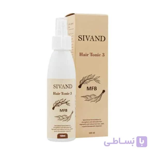 تونیک مو سیوند مدل MFB Hair Tonic 3 ضد ریزش و تقویت کننده حجم ۱۲۰ میل — تصویر 1