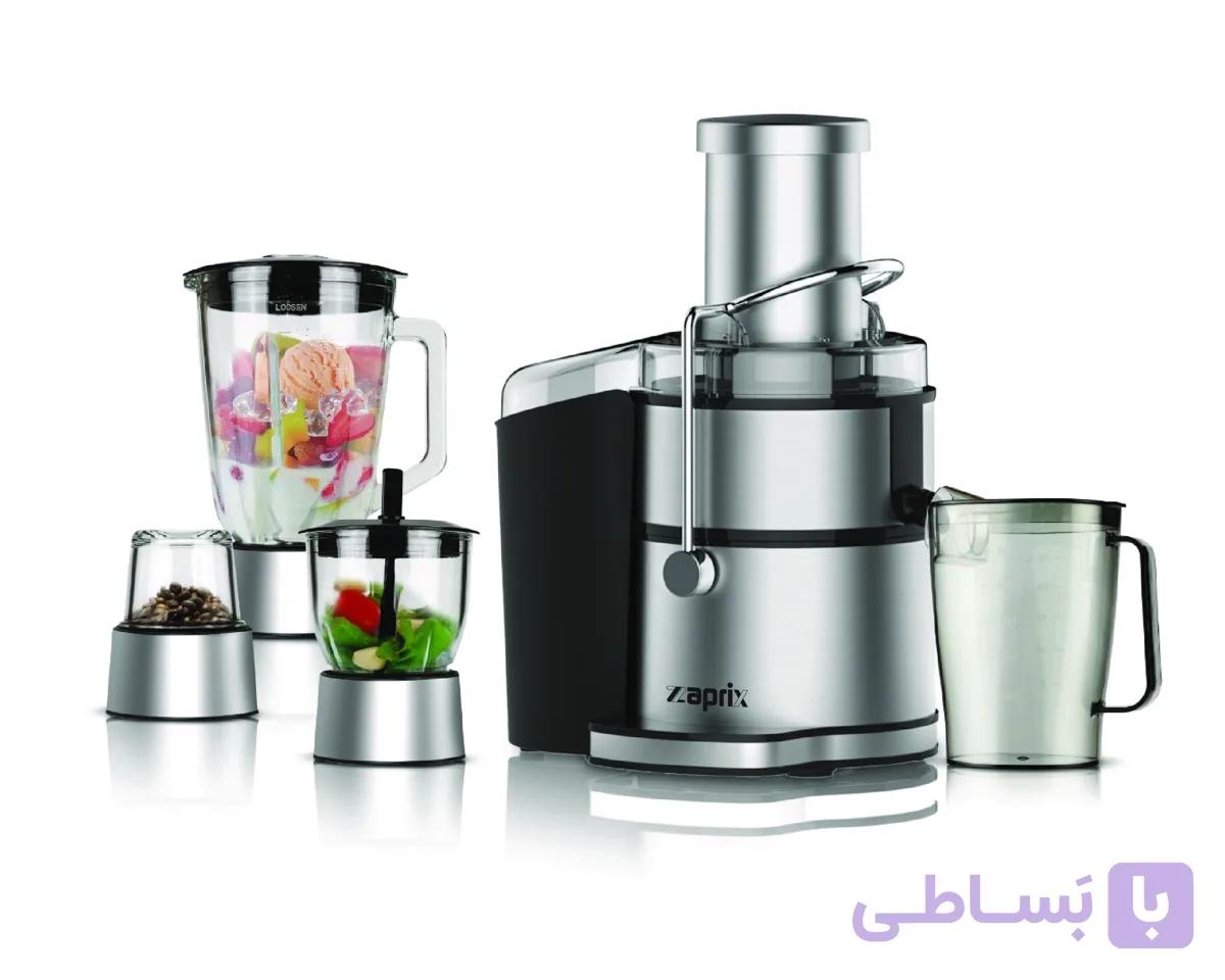 آبمیوه گیری چهار کاره زاپریکس مدل T-JMC90