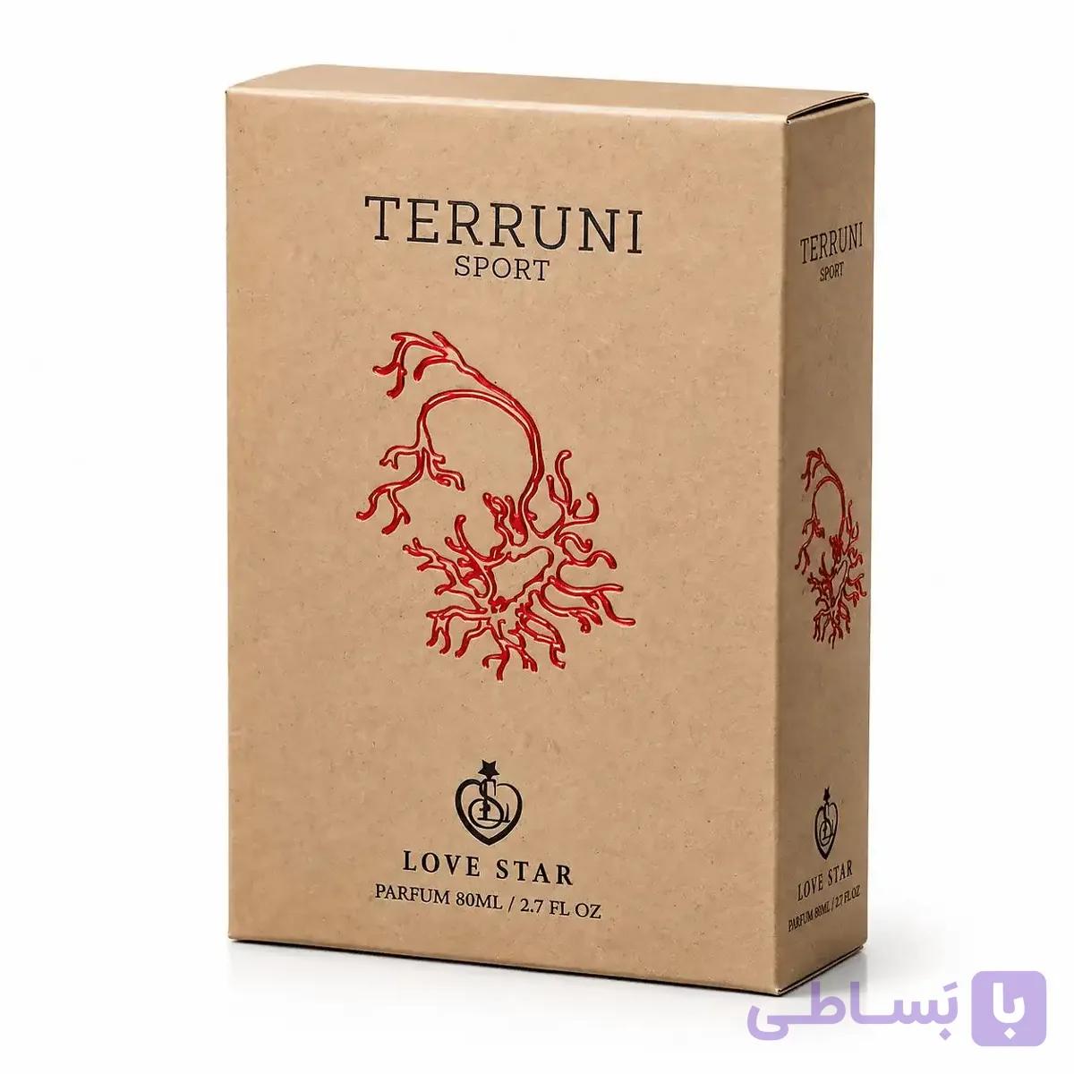 ادکلن مردانه ترونی اسپرت Terruni Sport برند لاو استار ۸۰ میل — تصویر 1