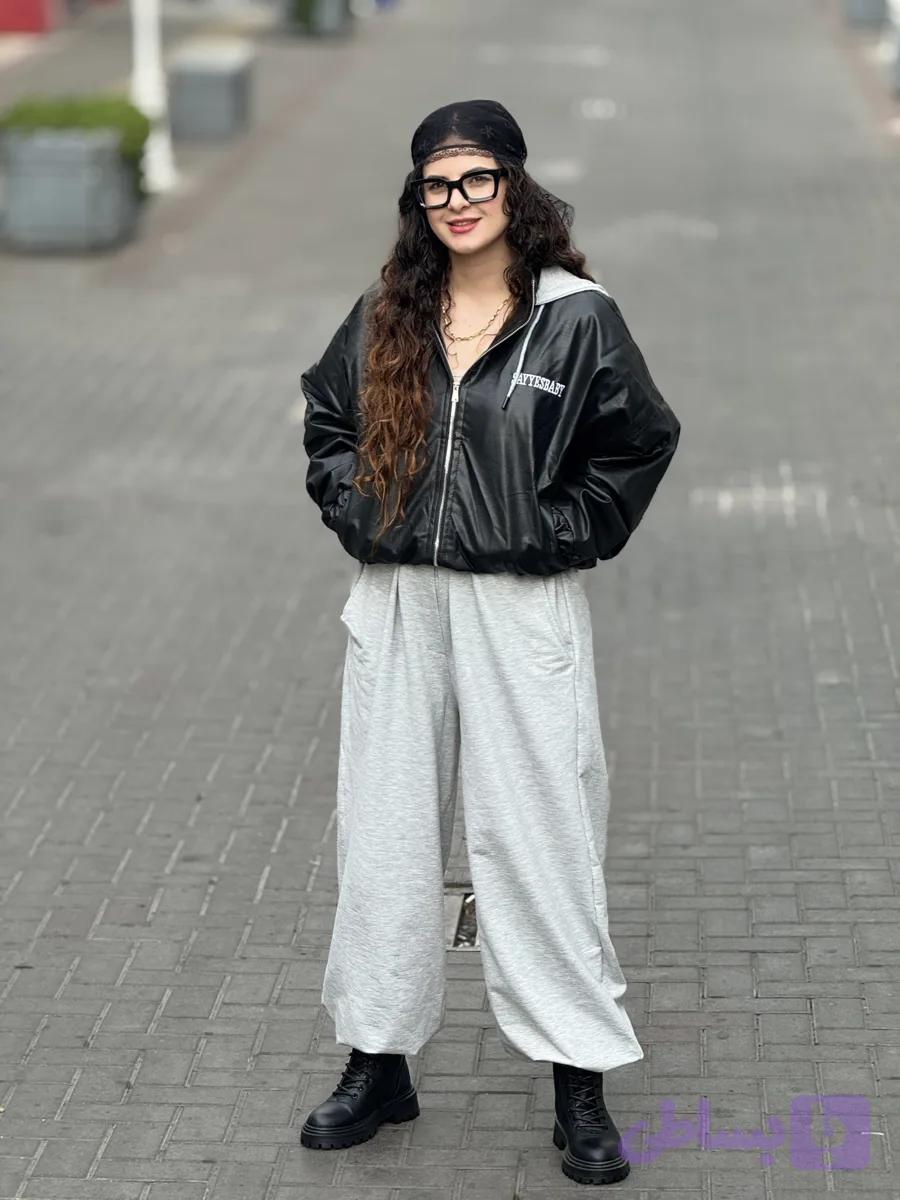جکت چرم کلاه دورس — تصویر 1