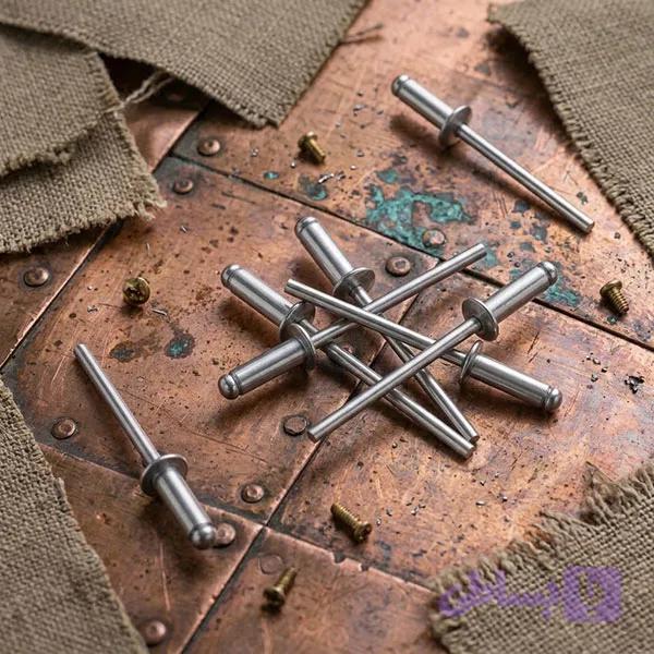 میخ پرچ آلومینیوم معمولی 18*6