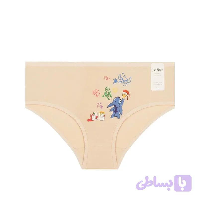 شورت زنانه اسلیپ نخی طرح استیچ سایز XL کندیمیز