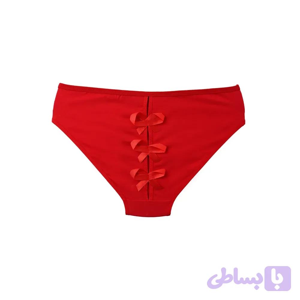 شورت اسلیپ نخی زنانه الیز مدل پشت پاپیون سایز XL