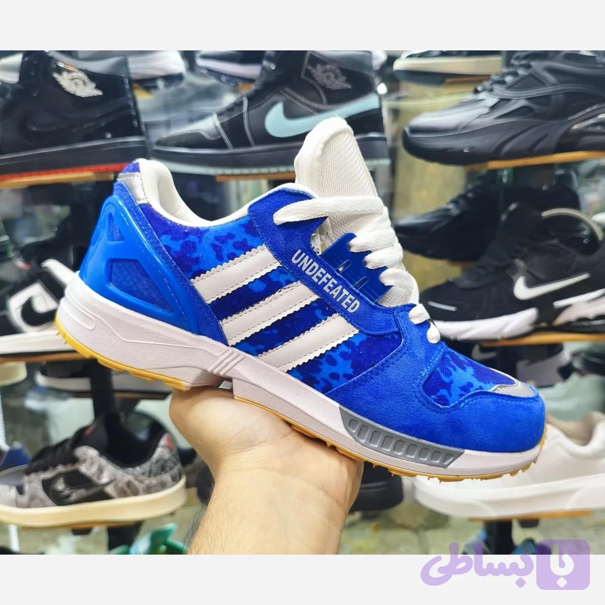 کتونی آدیداس ZX 8000 آبی مردانه