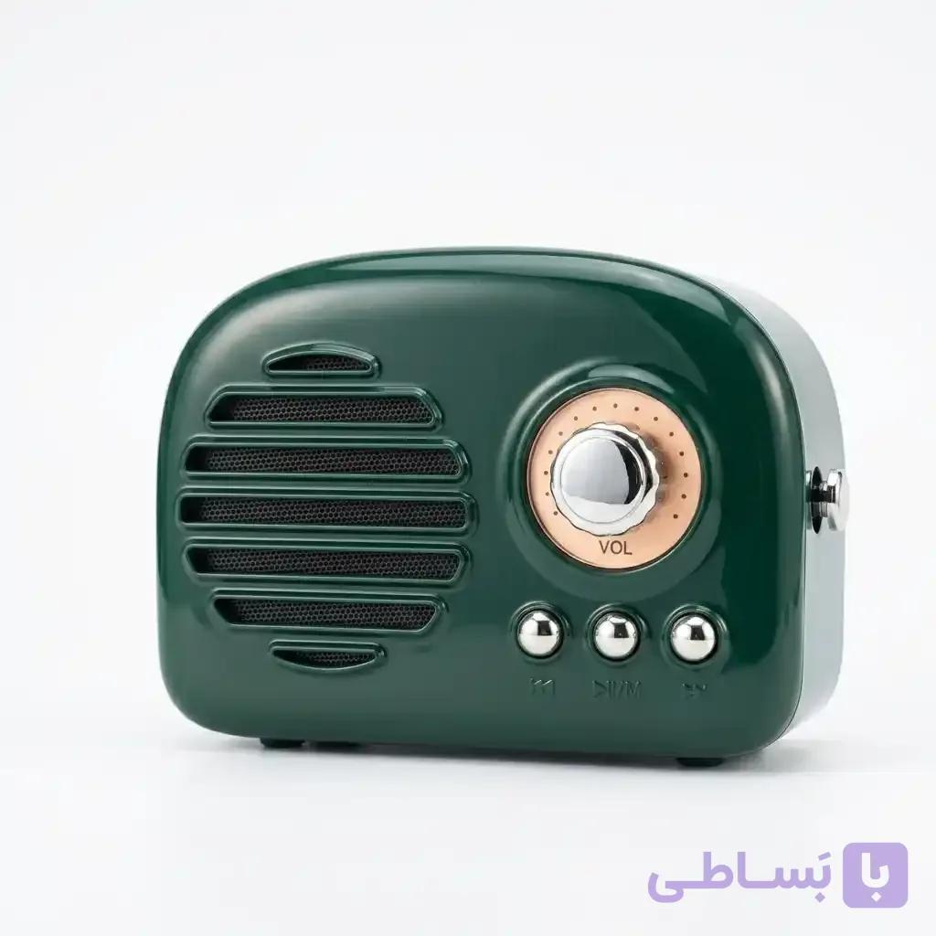 اسپیکر بلوتوثی قابل حمل طرح رادیو کلاسیک KBroad مدل KTS-1682 — تصویر 1