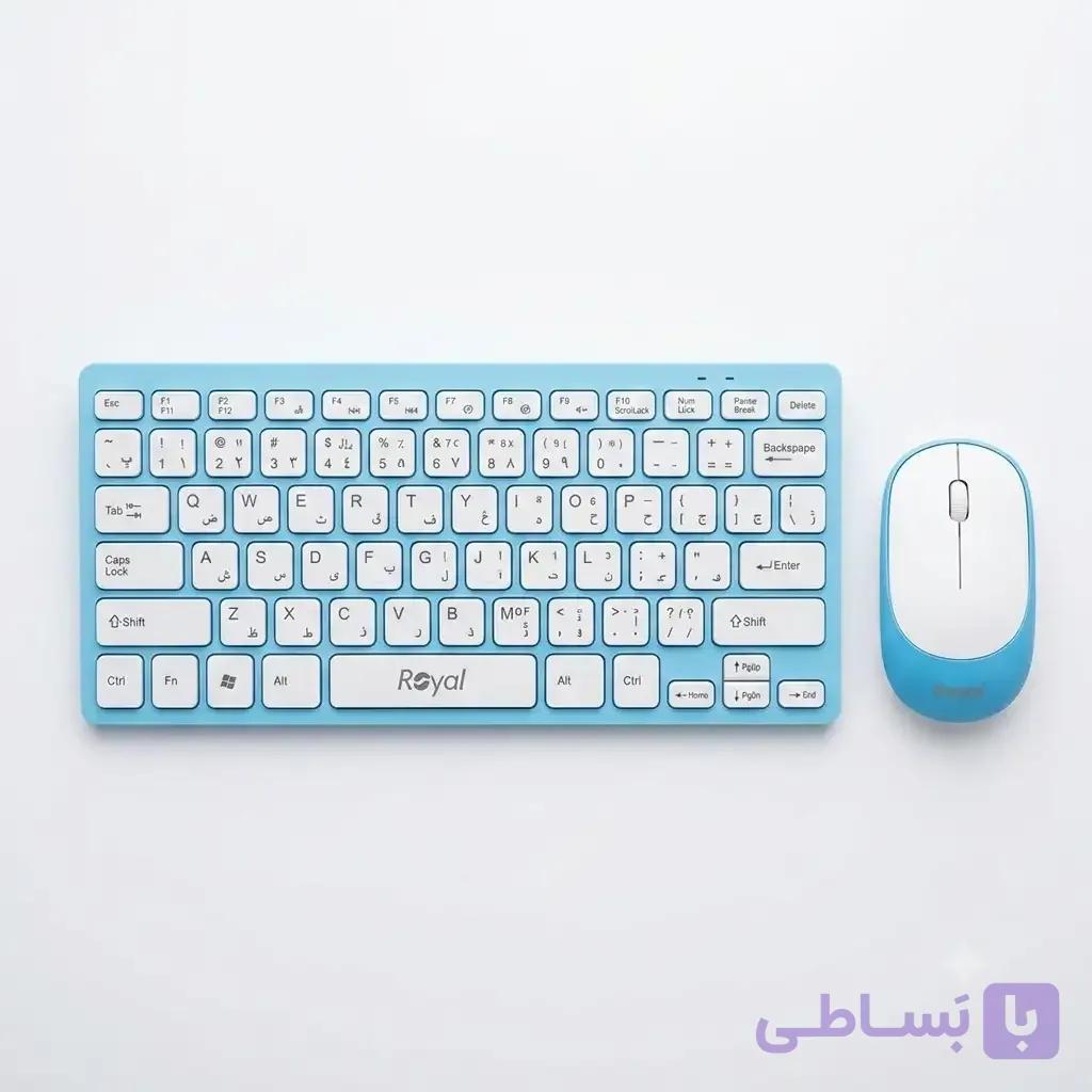 کیبورد و ماوس بی‌سیم رویال مدل Royal RKM-810 — تصویر 1