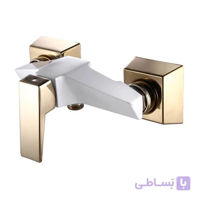شیر توالت اوج مدل فانتوم سفید طلایی