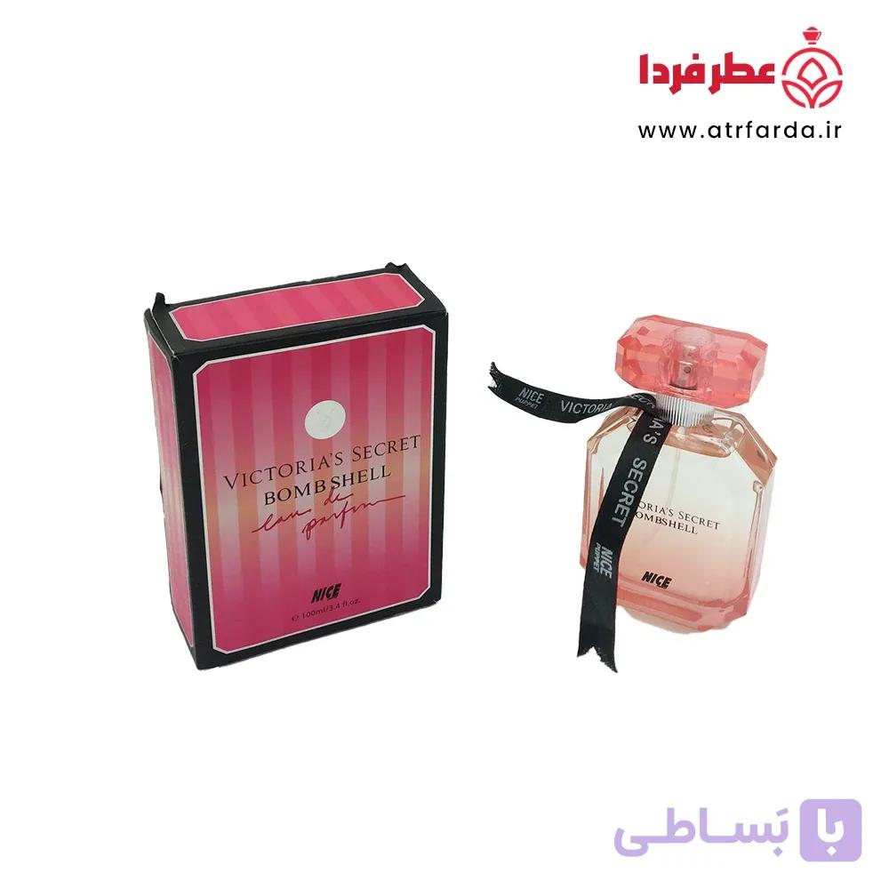 عطر ادوپرفیوم زنانه برند نایس پاپت مدل بامشل (Bomb Shell) حجم 100میل (NICE PUPPET)