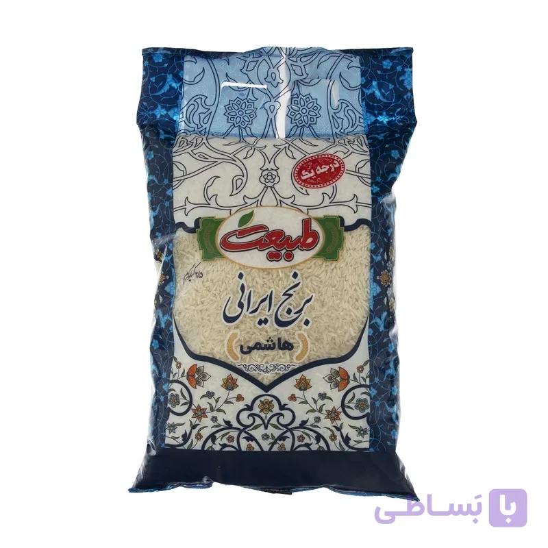 برنج ایرانی هاشمی طبیعت وزن 5 کیلوگرم — تصویر 1