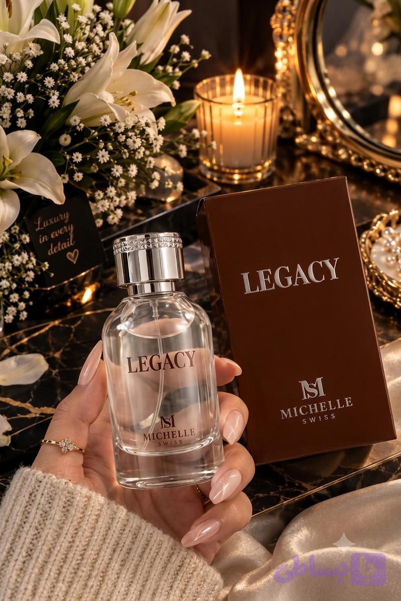 ادکلن لگاسی (Legacy) از برند میشل سوئیس مشابه به بوی مگاماره با حجم ۱۰۰ میل