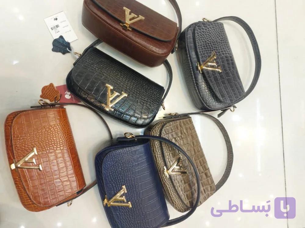 کیف زنانه تمام چرم طبیعی – مدل مینیمال و کلاسیک — تصویر 1