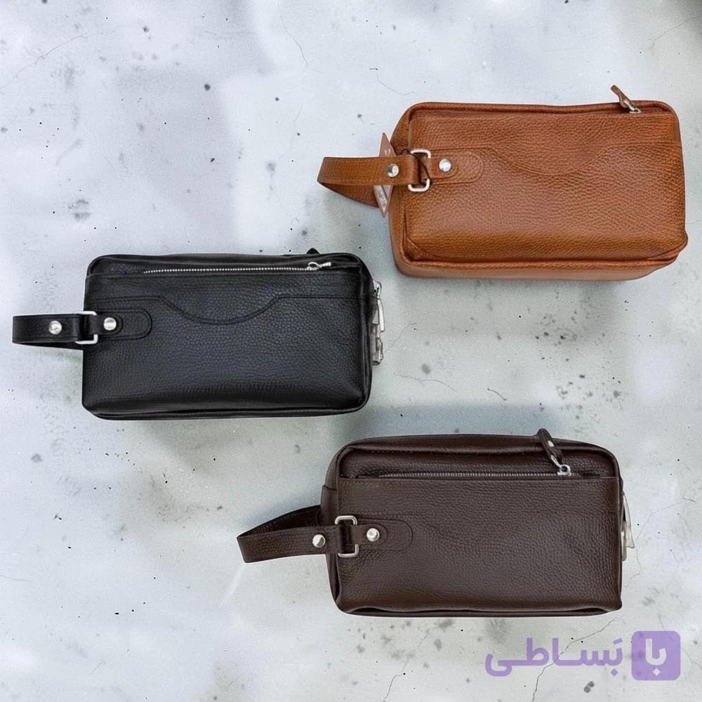 بادی بگ مردانه چرم دست‌دوز تبریز — تصویر 1