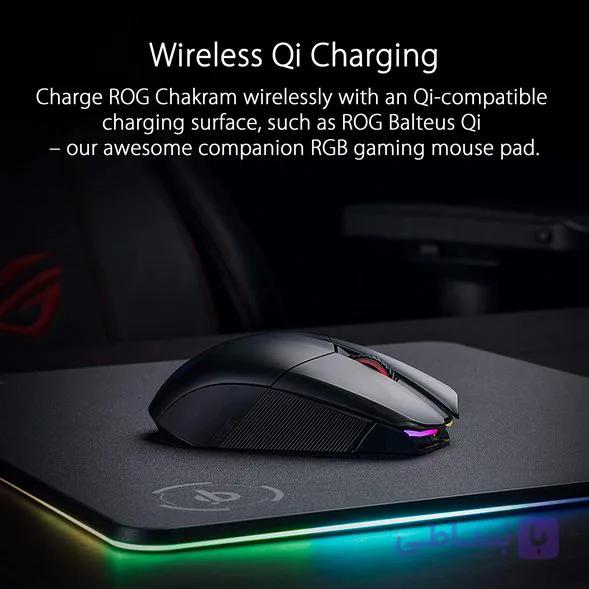موس گیمینگ بی سیم ایسوس ROG Chakram — تصویر 1