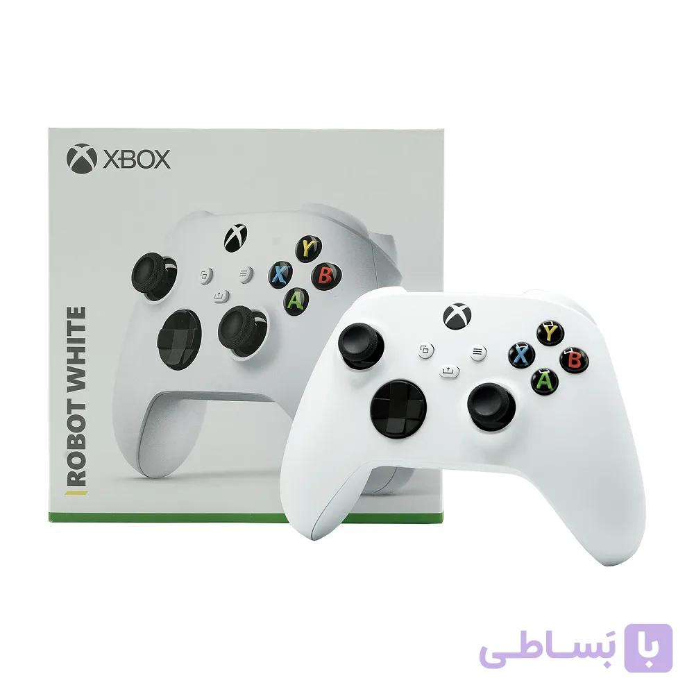 دسته بازی Xbox One Series S X رنگ Robo White جعبه باز — تصویر 1