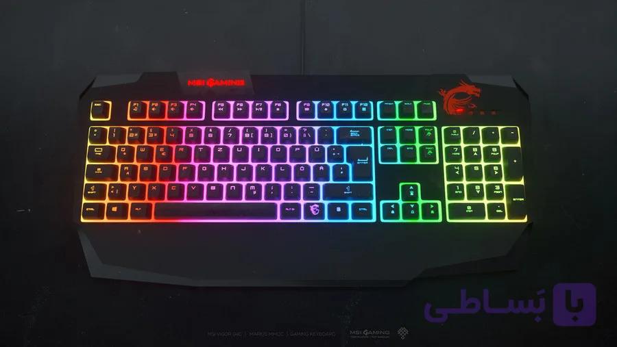 کیبورد مخصوص بازی ام اس آی مدل Vigor GK40 — تصویر 1