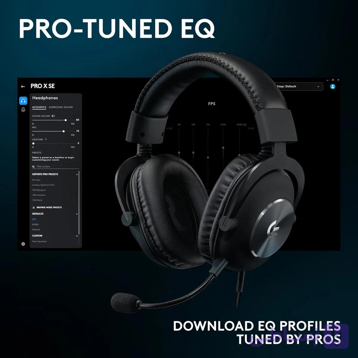هدست سیمی لاجیتک Logitech G PRO X SE — تصویر 1